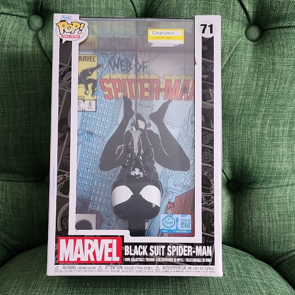 Marvel Black Suit Spider-Man Funko Pop